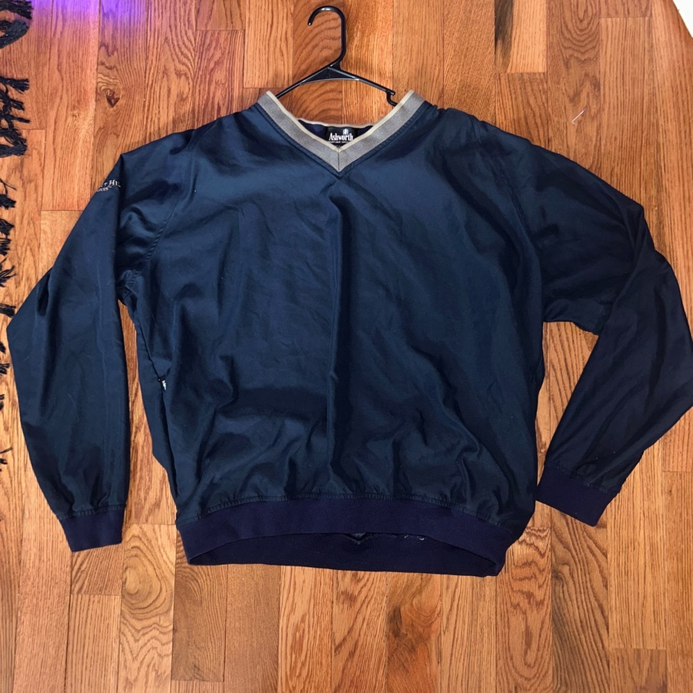 Ashworth Weather Systems Golf Windbreaker V-Neck